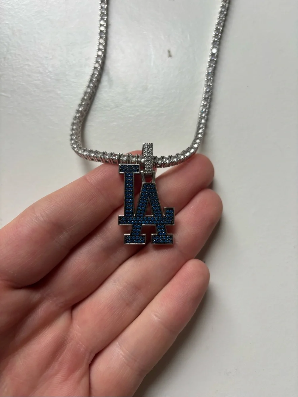 Los Angeles Dodgers Necklace Shop GLD
